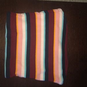 Hollister multicolored tube top